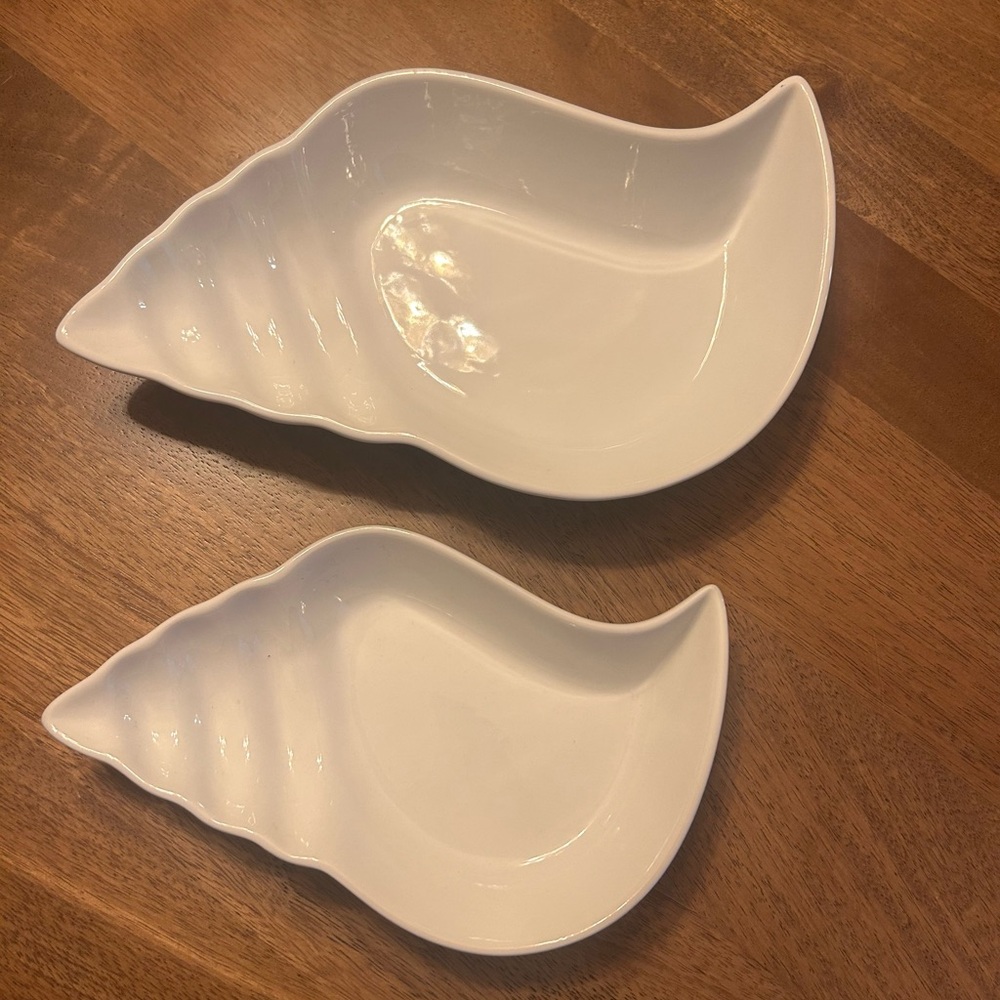 Florida Marketplace Entertaining Shell Dish Bowls